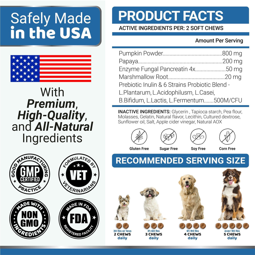 Guardian Paws™ Elite Digestive Enzymes: High-Potency Soft Chews