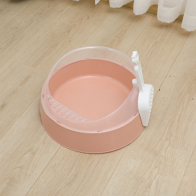 Guardian Paws™ Vista: Semi-Enclosed Modern Litter Station