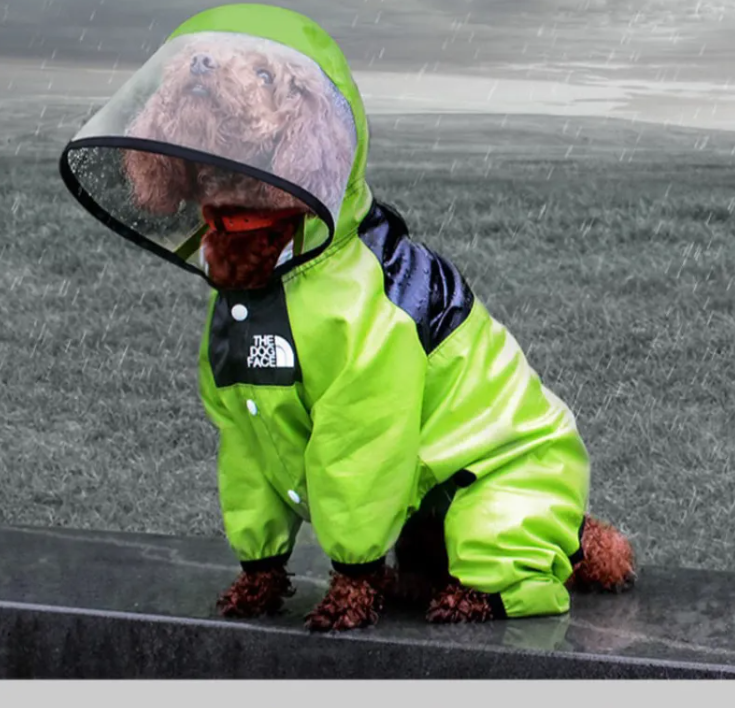 Guardian Paws™ Storm-Shield: High-Visibility Raincoat