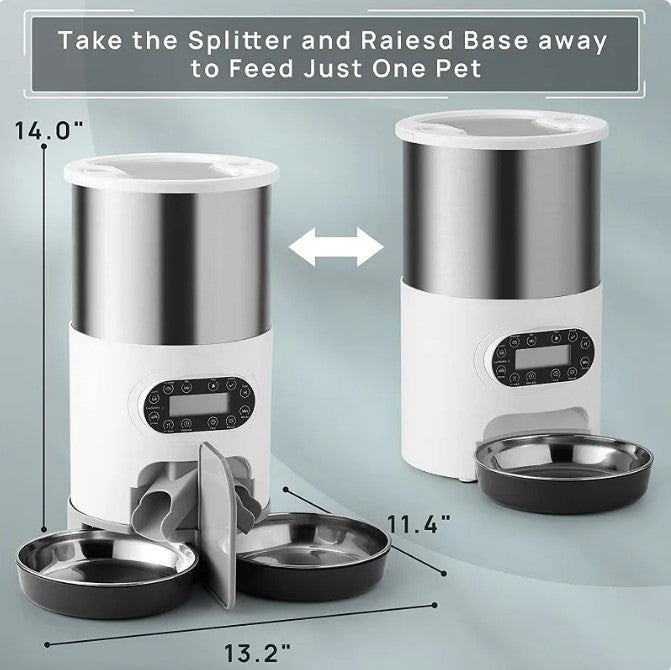Guardian Paws™ Elite WiFi Dual-Bowl Smart Feeder