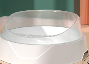 Guardian Paws™ Vista: Semi-Enclosed Modern Litter Station