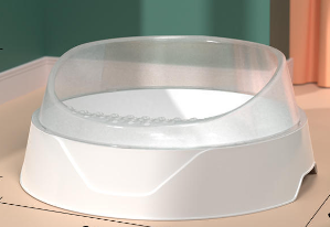 Guardian Paws™ Vista: Semi-Enclosed Modern Litter Station