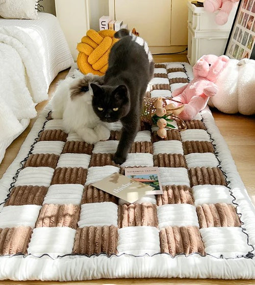 Guardian Paws™ Dream-Cloud Plush Pet Mat